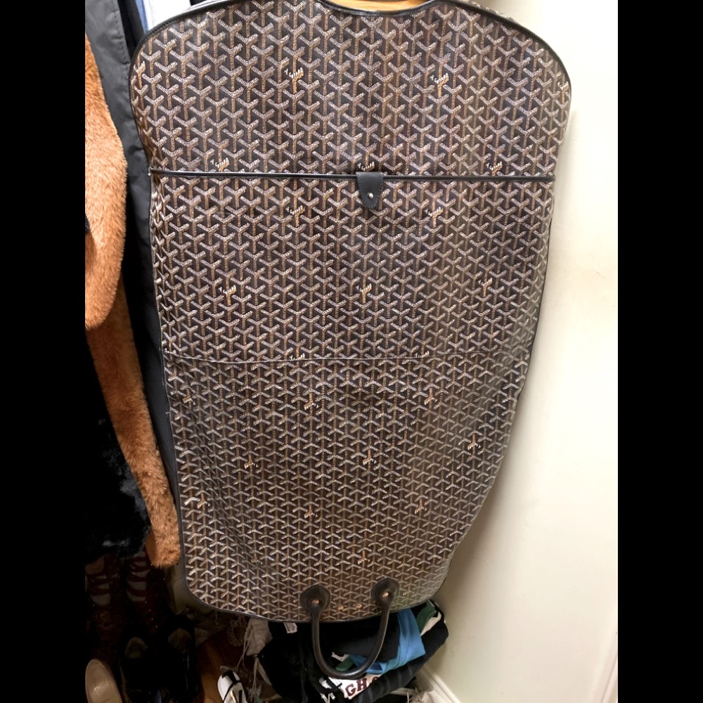 RARE ~ Goyard Goyardine Garment Bag